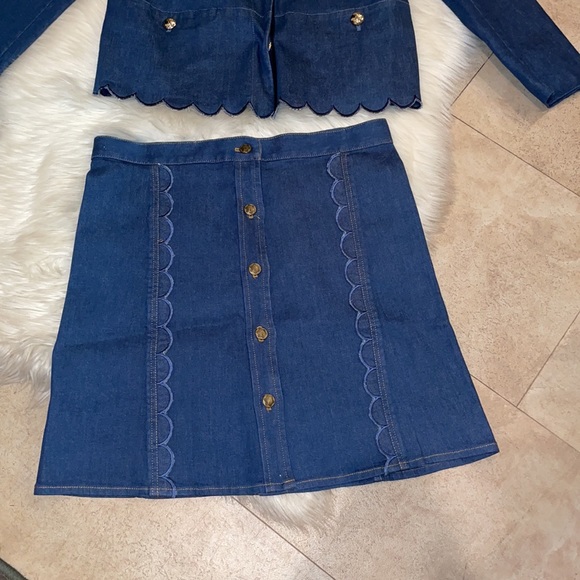 Draper James Scalloped Skirt and Jacket - Picture 4 of 14